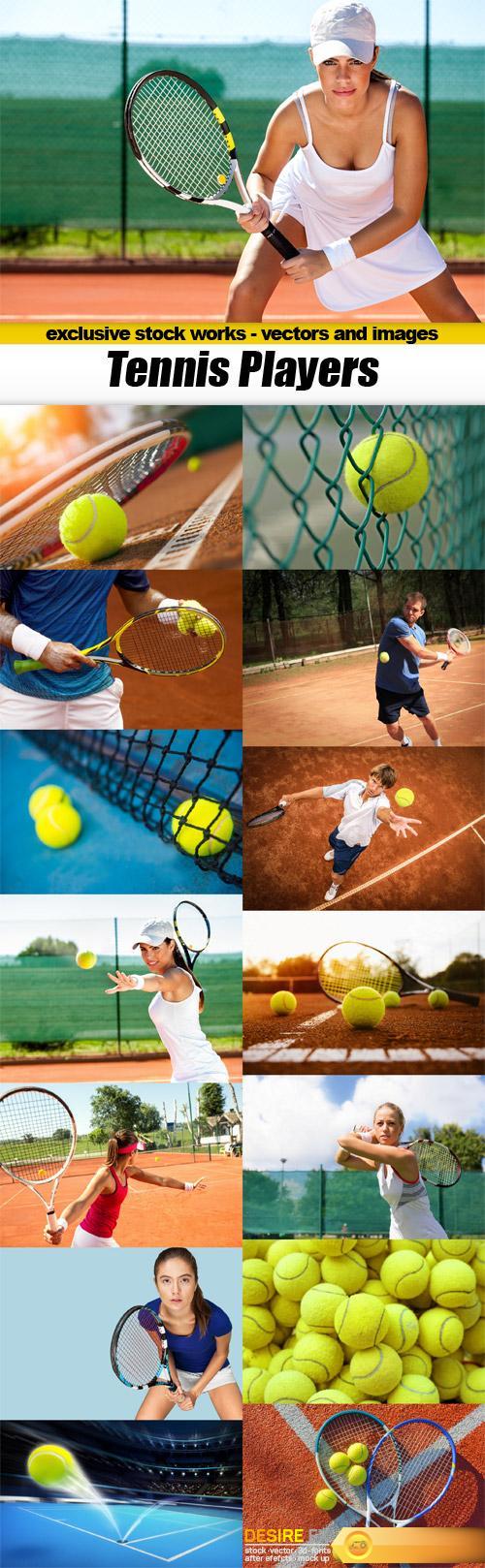 Tennis Players - 15x JPEGs