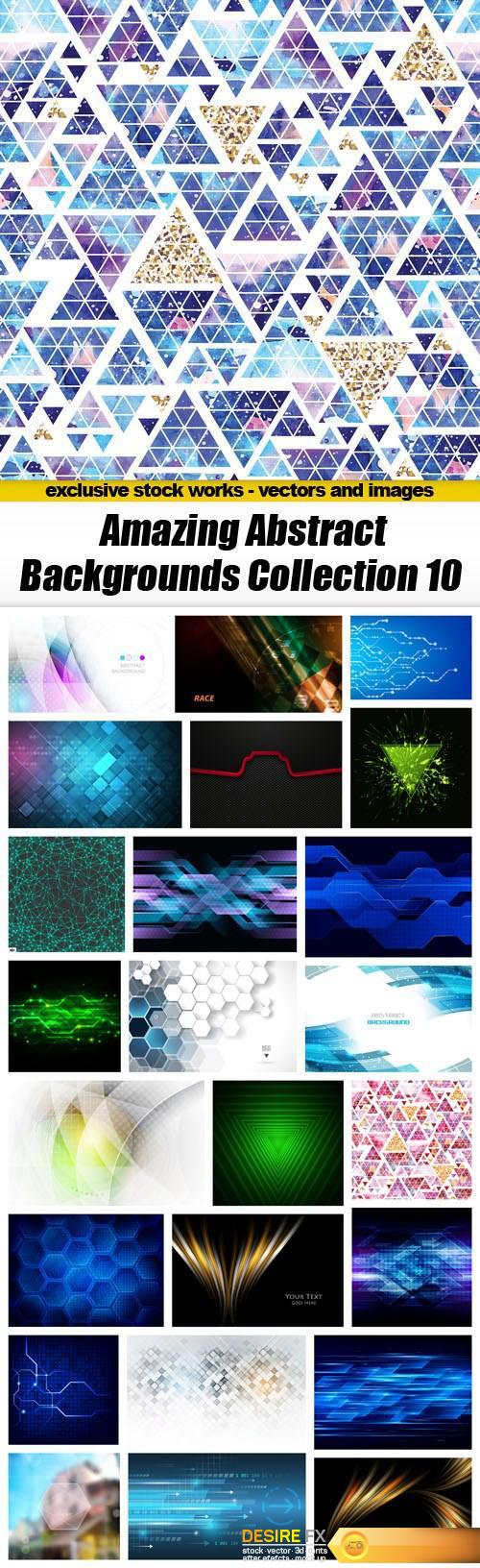 Amazing Abstract Backgrounds Collection 10 - 25xEPS