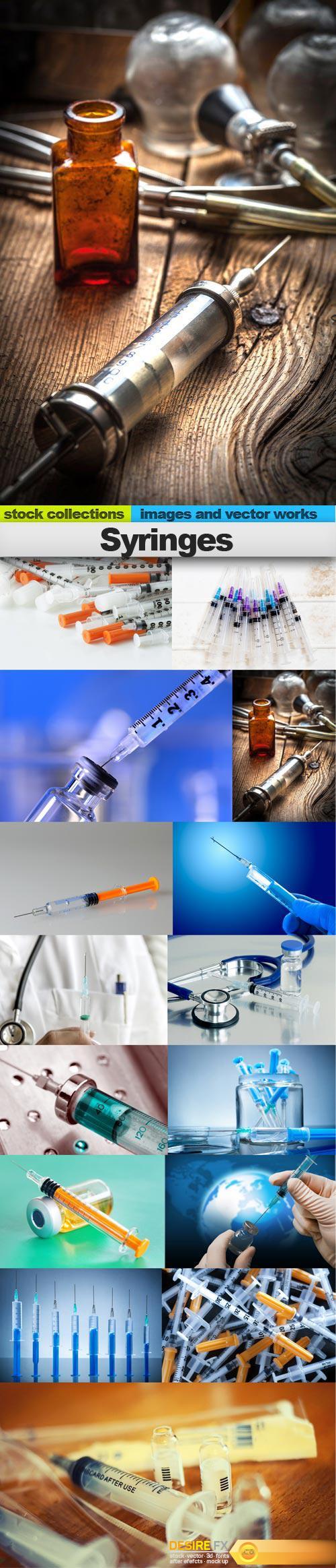 Syringes, 15 x UHQ JPEG
