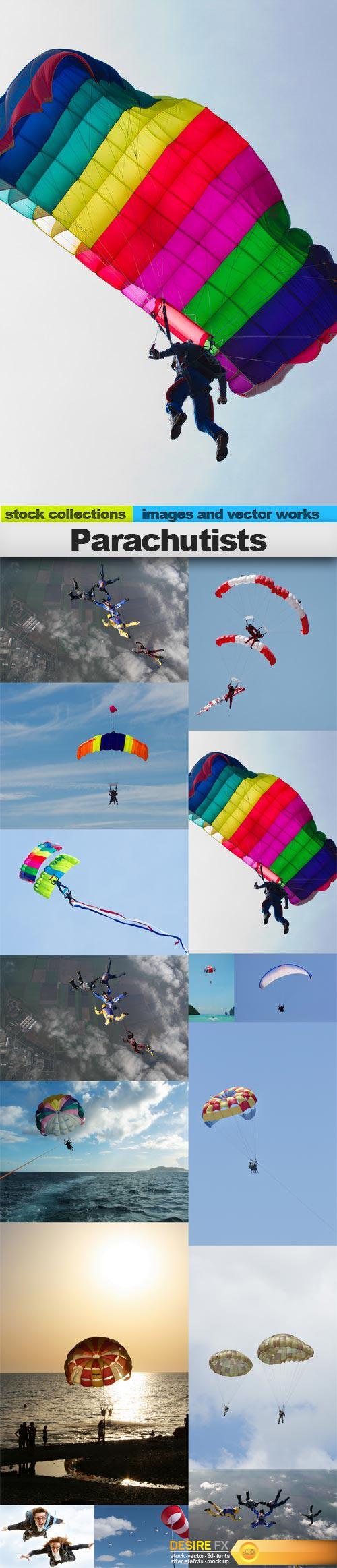 Parachutists, 15 x UHQ JPEG