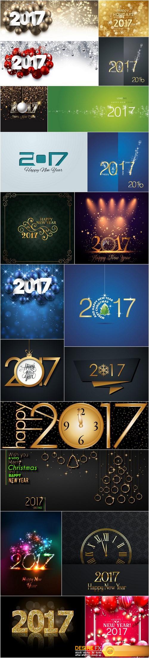 New Year Design 2017 part 3 - 20xEPS, AI