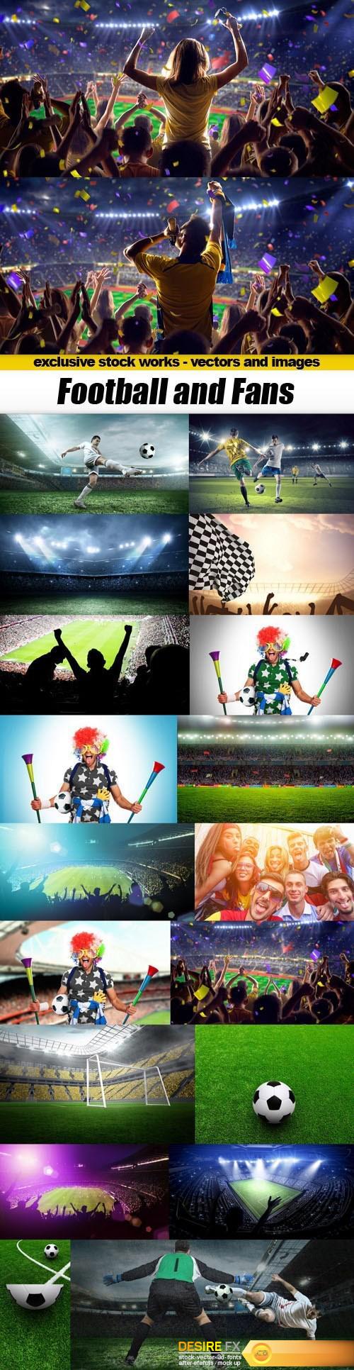 Football and Fans - 21xUHQ JPEG