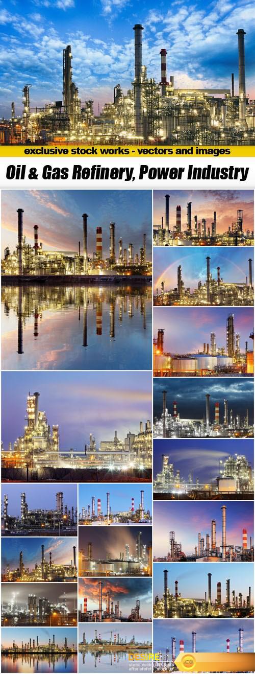 Oil & Gas Refinery, Power Industry - 19xUHQ JPEG