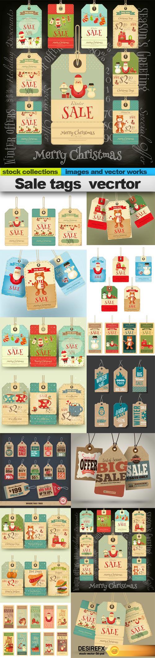 Sale tags vecrtor, 15 x EPS