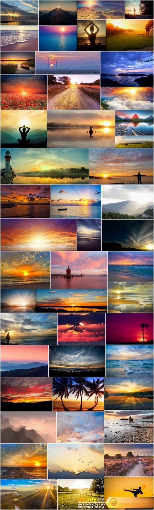 Beautiful sunsets and sunrises - 50xUHQ JPEG