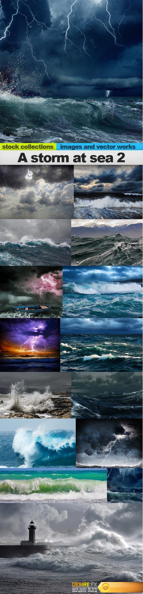A storm at sea 2, 15 x UHQ JPEG 