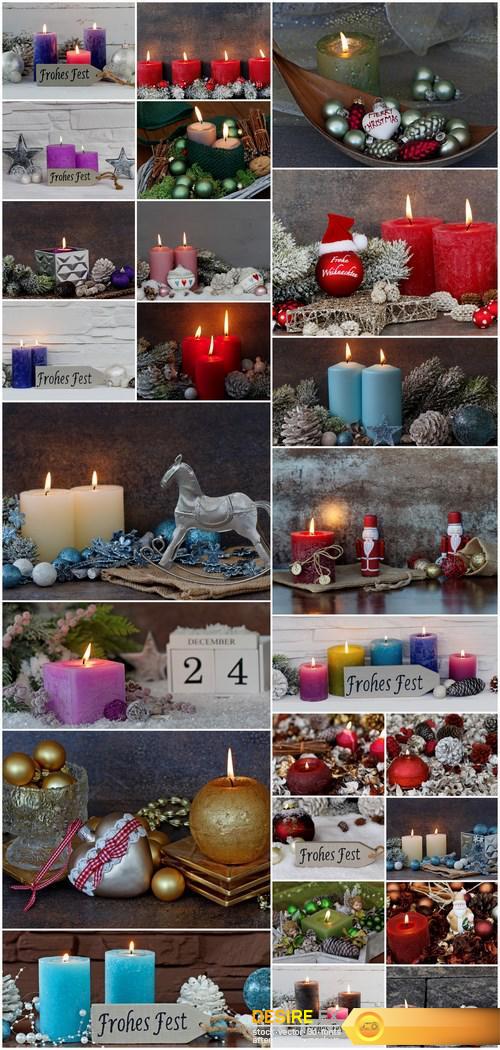 Beautiful Christmas Decorations 2 - 25xUHQ JPEG Photo Stock