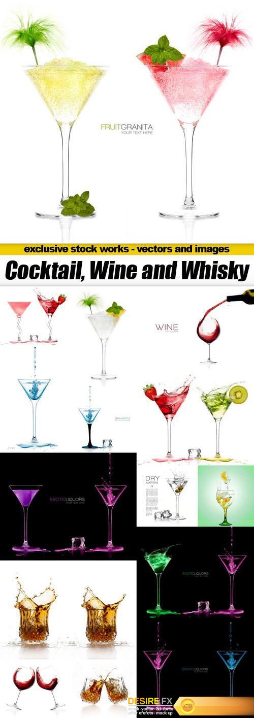 Cocktail, Wine and Whisky - 15xUHQ JPEG