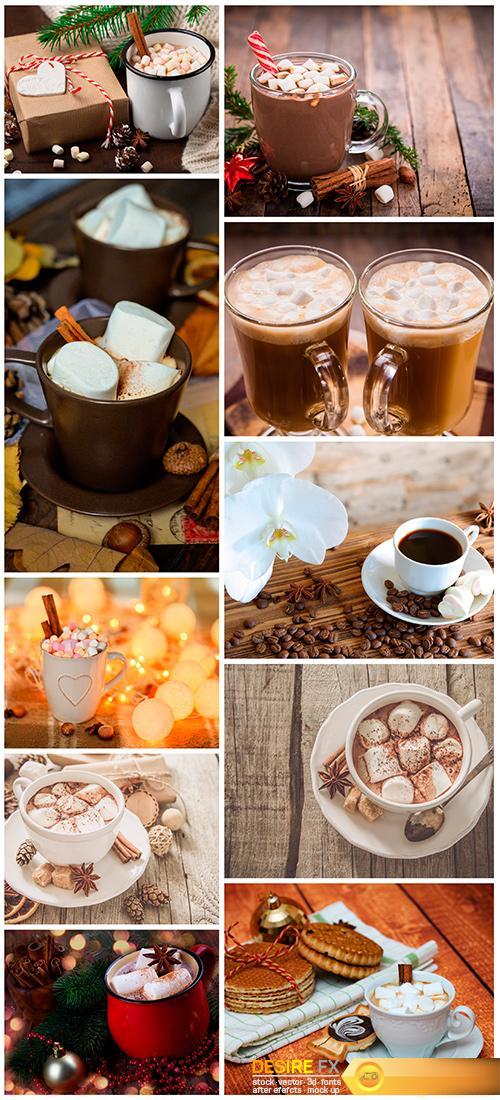 Coffee with marshmallows - 10 UHQ JPEG