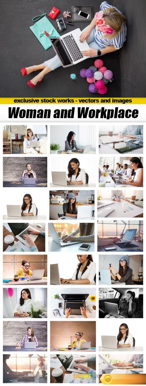 Woman and Workplace - 25xUHQ JPEG