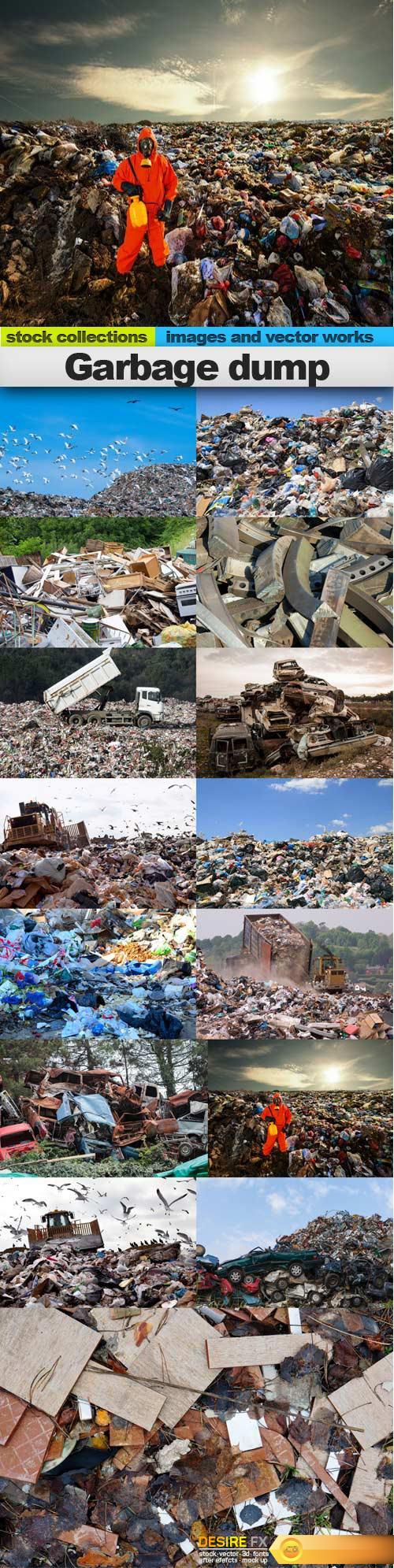 Garbage dump, 15 x UHQ JPEG
