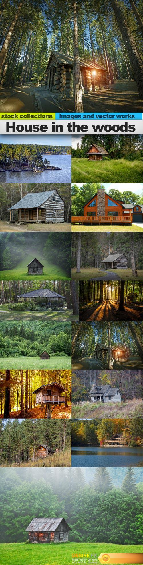 House in the woods, 15 x UHQ JPEG