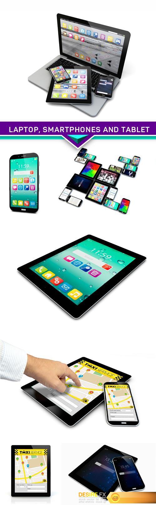 Laptop, smartphones and tablet 7X JPEG