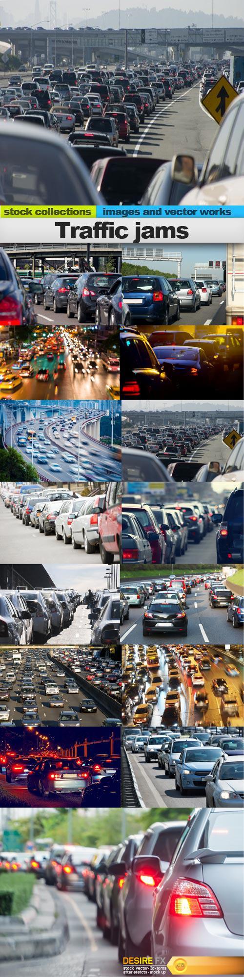 Traffic jams, 15 x UHQ JPEG