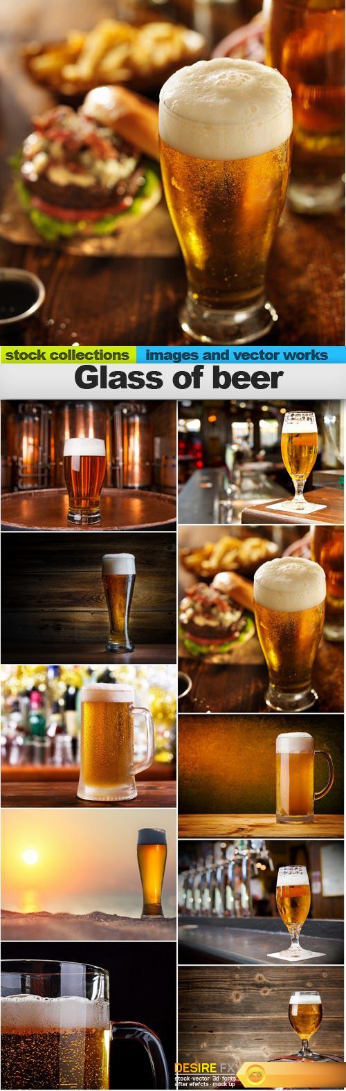 Glass of beer, 10 x UHQ JPEG