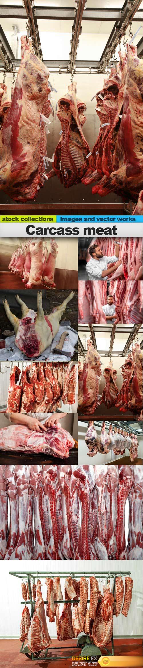 Carcass meat, 15 x UHQ JPEG
