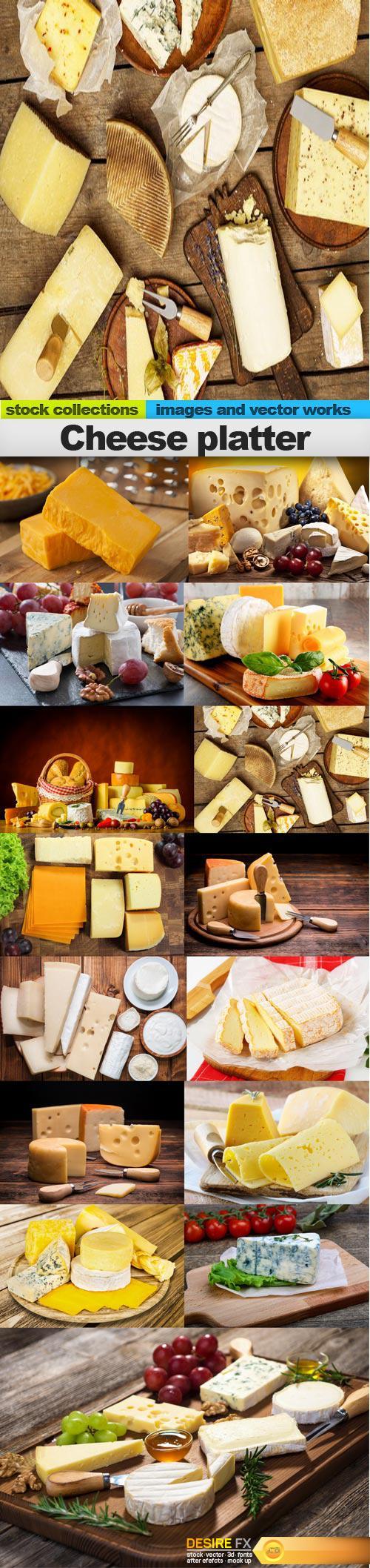 Cheese platter, 15 x UHQ JPEG