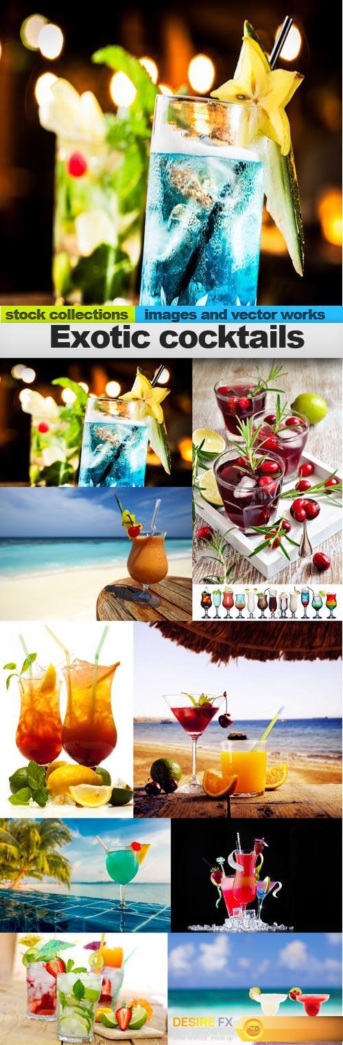 Exotic cocktails, 10 x UHQ JPEG