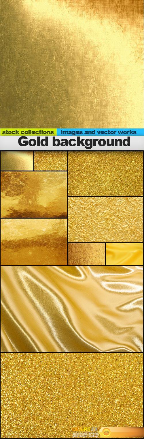 Gold background, 10 x UHQ JPEG