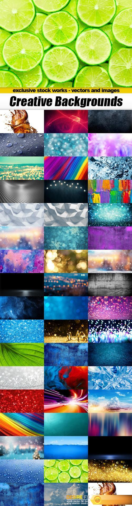 Creative Backgrounds - 50x JPEGs