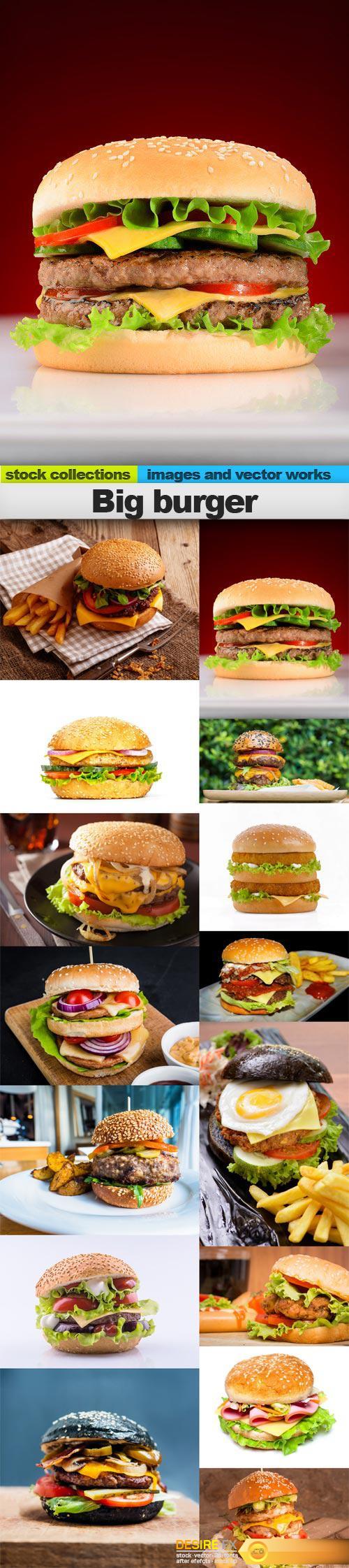 Big burger, 15 x UHQ JPEG