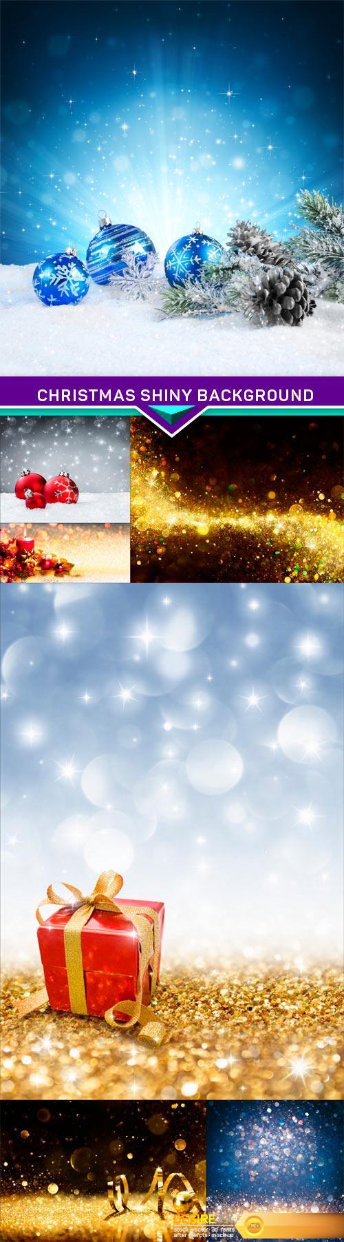 Christmas shiny background 7X JPEG