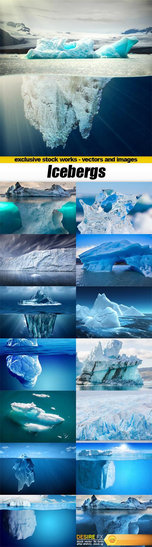 Icebergs - 15x JPEGs