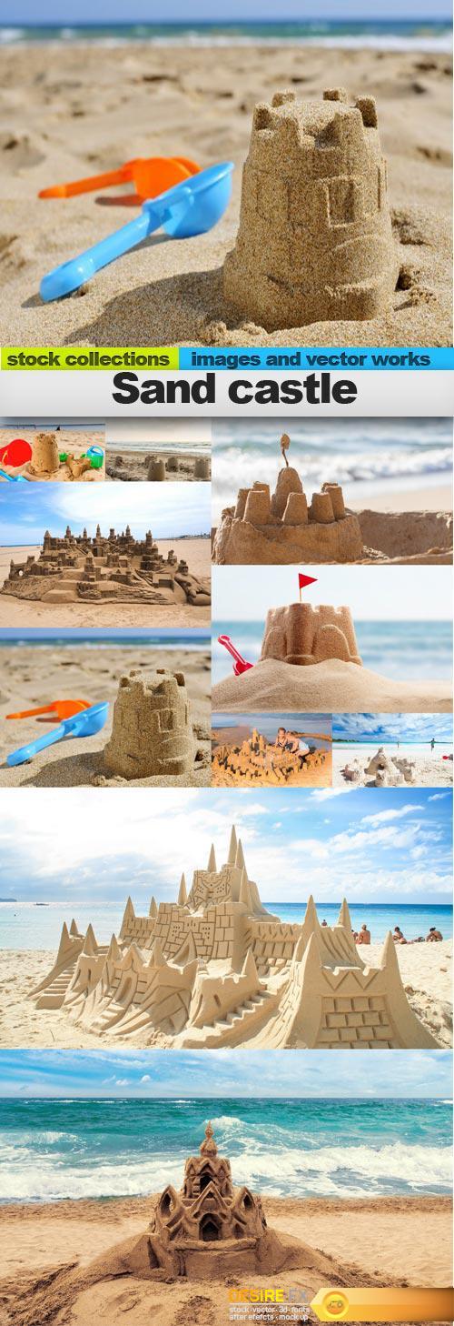 Sand castle, 10 x UHQ JPEG