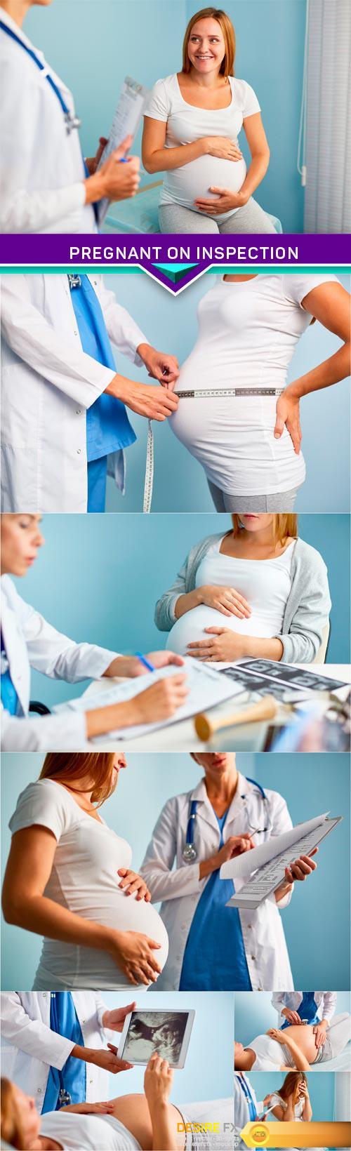 Consultant obstetrician pregnant on inspection 7X JPEG