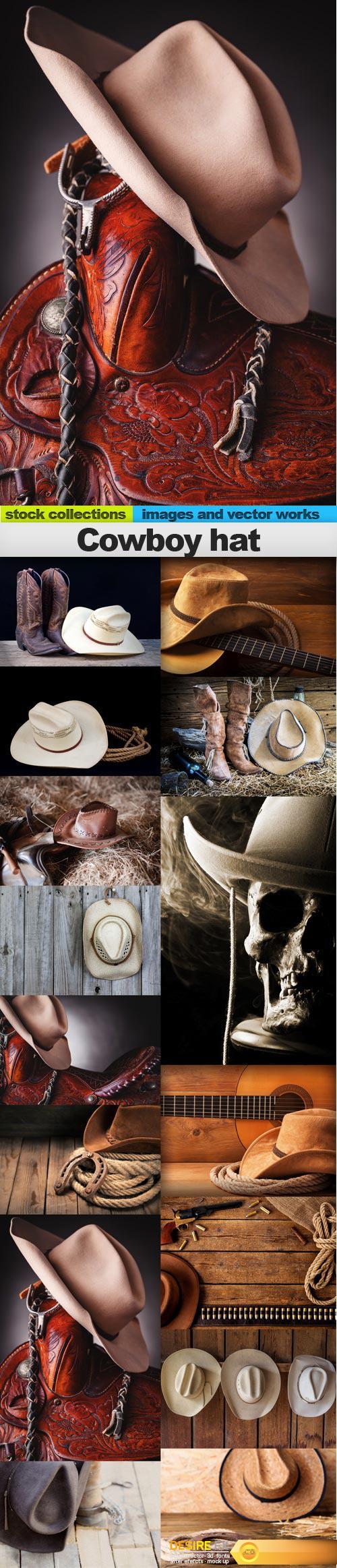 Cowboy hat, 15 x UHQ JPEG