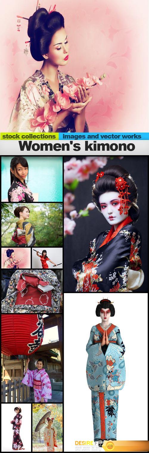 Women's kimono, 10 x UHQ JPEG