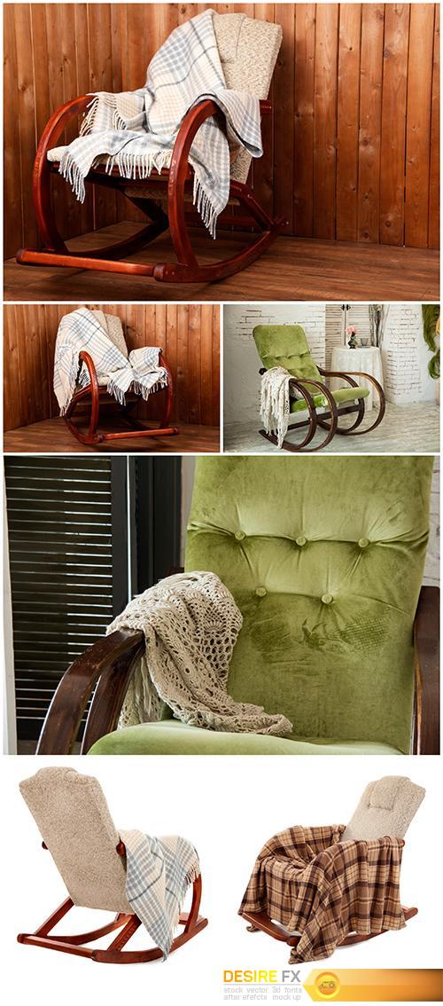Rocking chair covered with wrap - 6UHQ JPEG