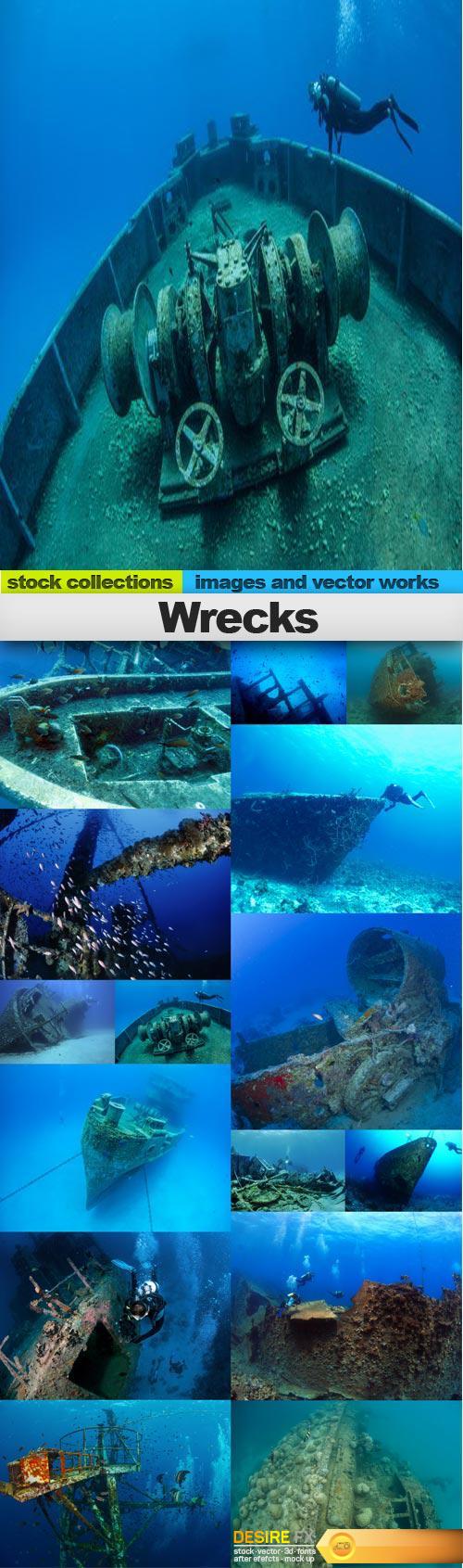 Wrecks, 15 x UHQ JPEG
