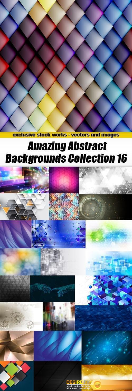 Amazing Abstract Backgrounds Collection 16 - 25xEPS