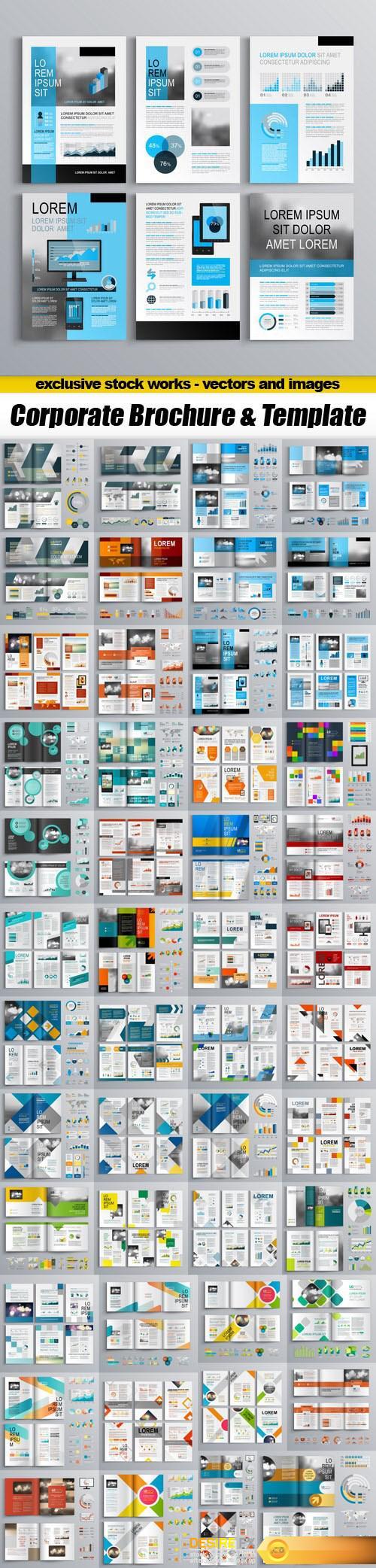 Corporate Brochure & Template - 50xEPS