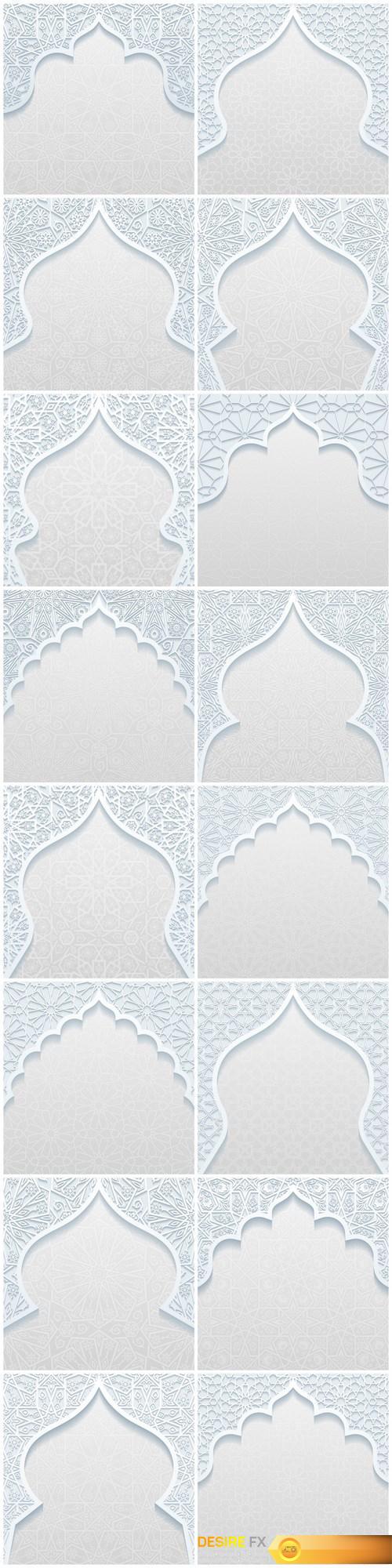 Arabic decoration, ornamen and design - 16xEPS