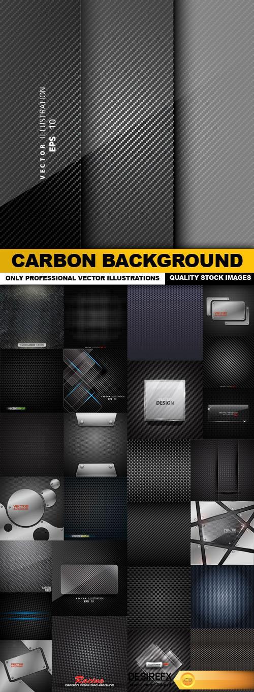 Carbon Background - 30 Vector
