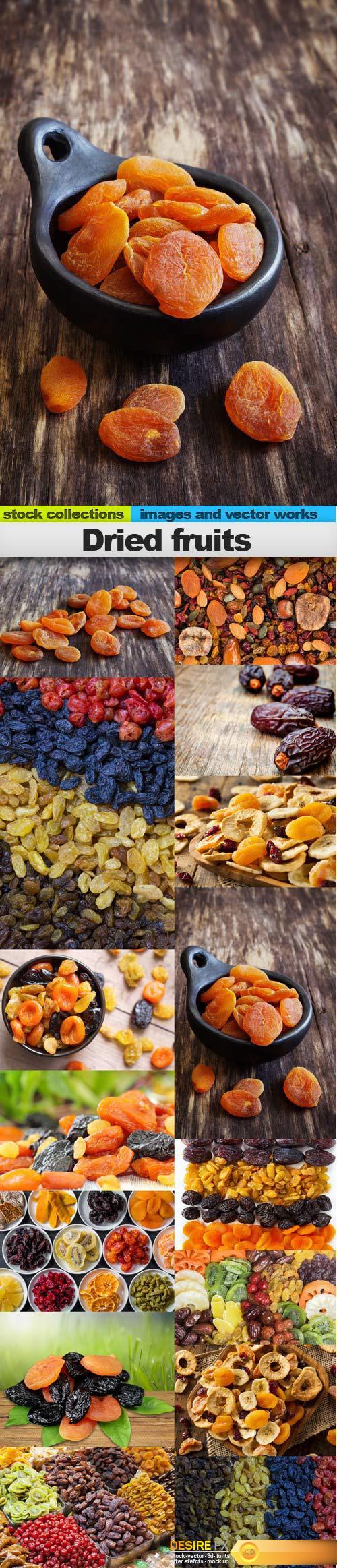Dried fruits, 15 x UHQ JPEG