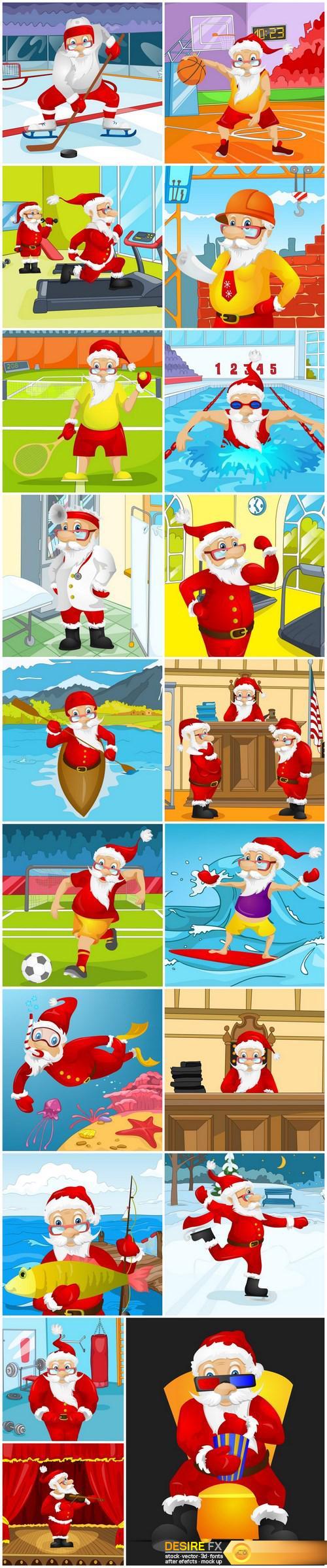 Life and style Santa Claus 3 - 19xEPS