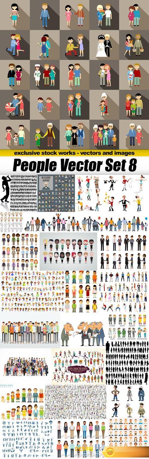 People Vector Set 8 - 25xEPS