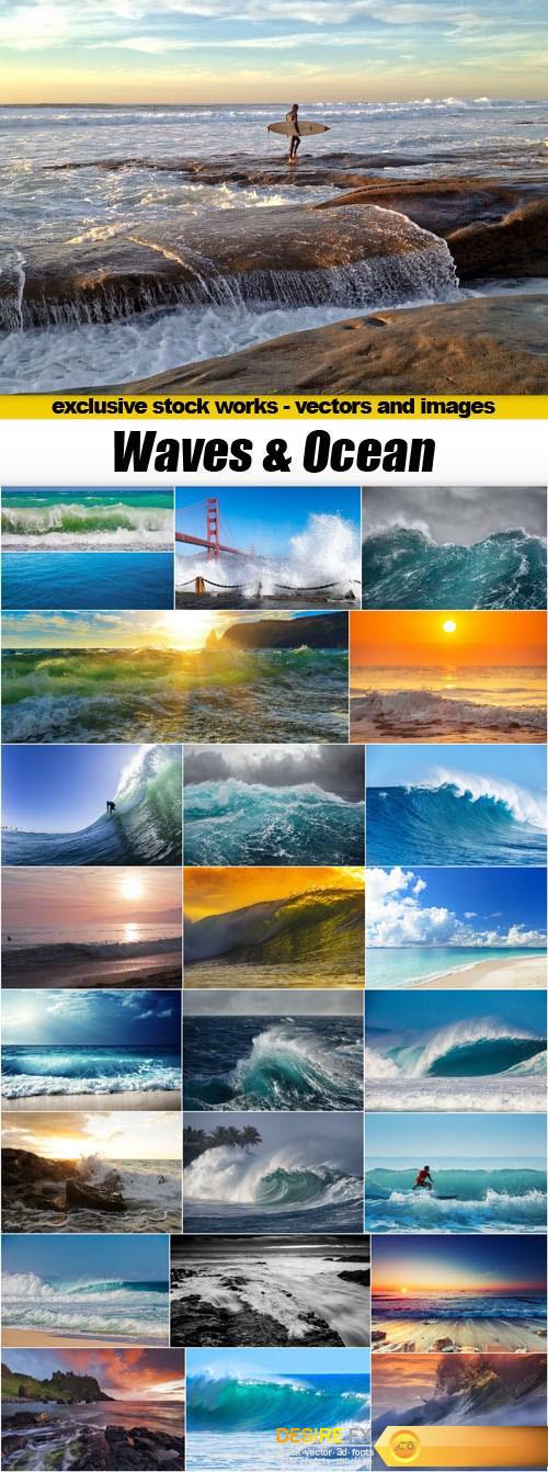 Waves & Ocean - 25xUHQ JPEG