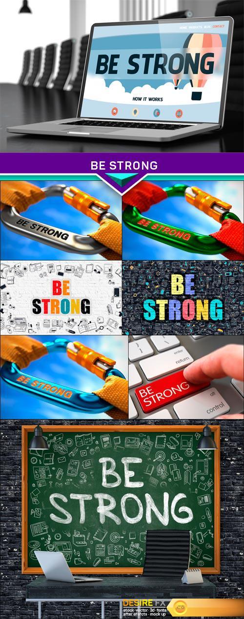Be Strong background Concepts 8X JPEG