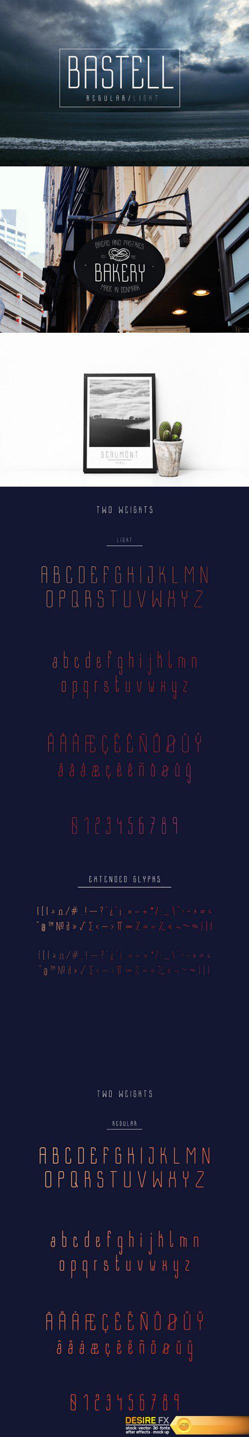 Bastell Typeface