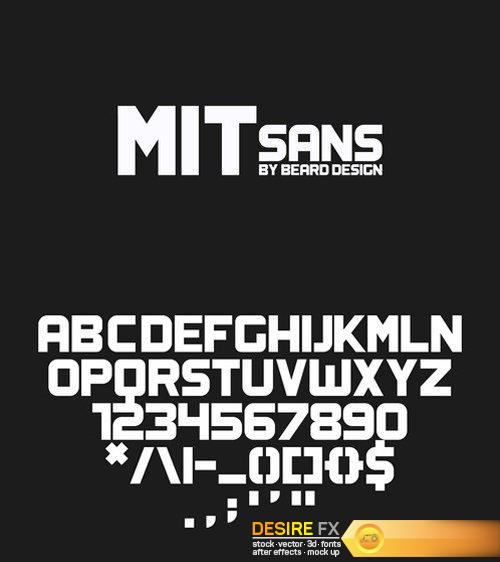 MIT Sans Font