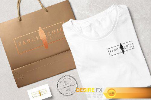 CreativeMarket ?Fancy&Chic Fashion Branding Kit 1152138