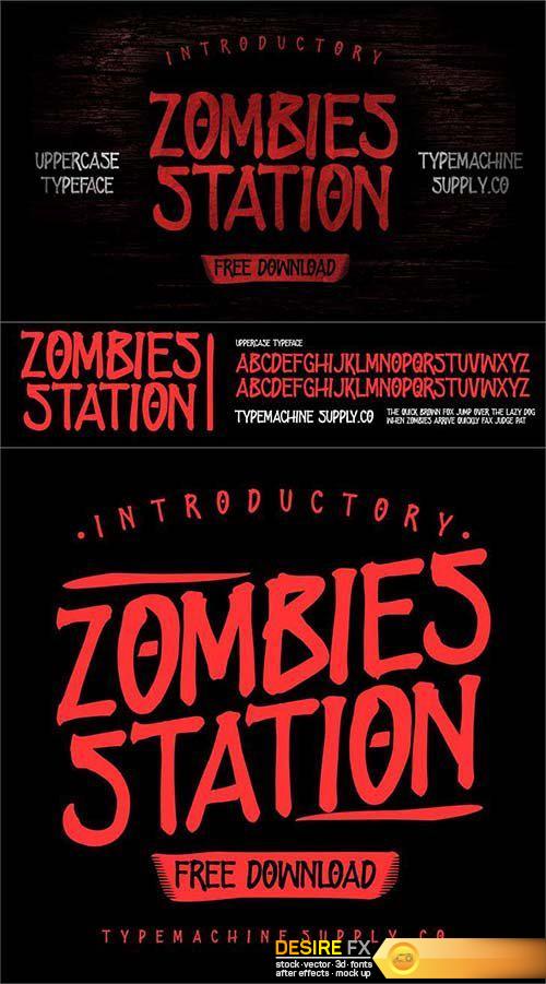 ZOMBIES STATION Font
