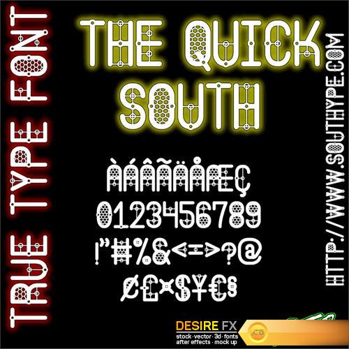 The Quick South St font