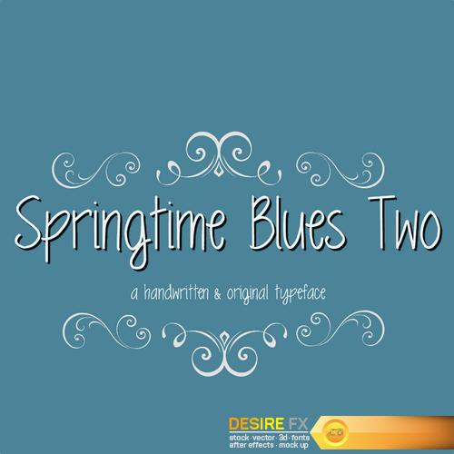 MRF Springtime Blues Two Font
