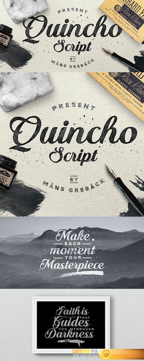 Quincho Script Font