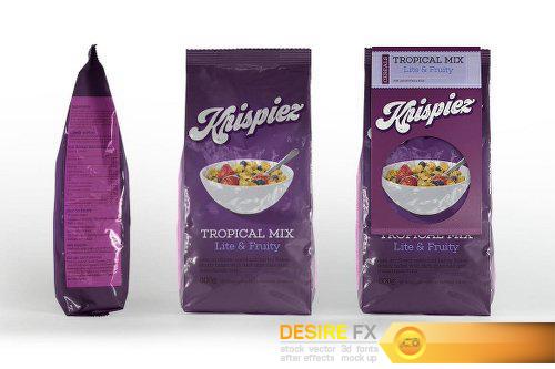 Graphicriver Pouch Packet Packaging Mockup 15503366